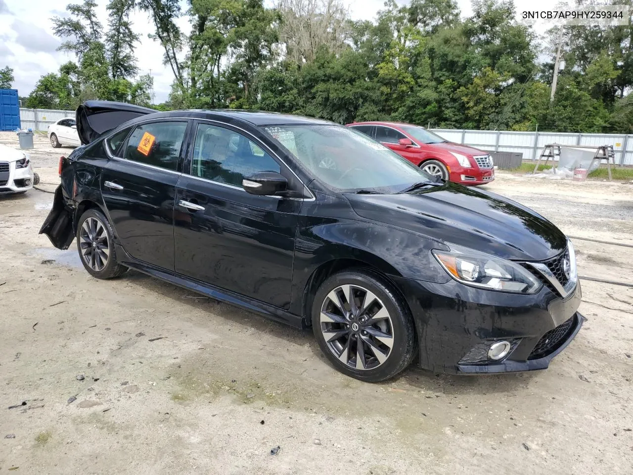 3N1CB7AP9HY259344 2017 Nissan Sentra Sr Turbo