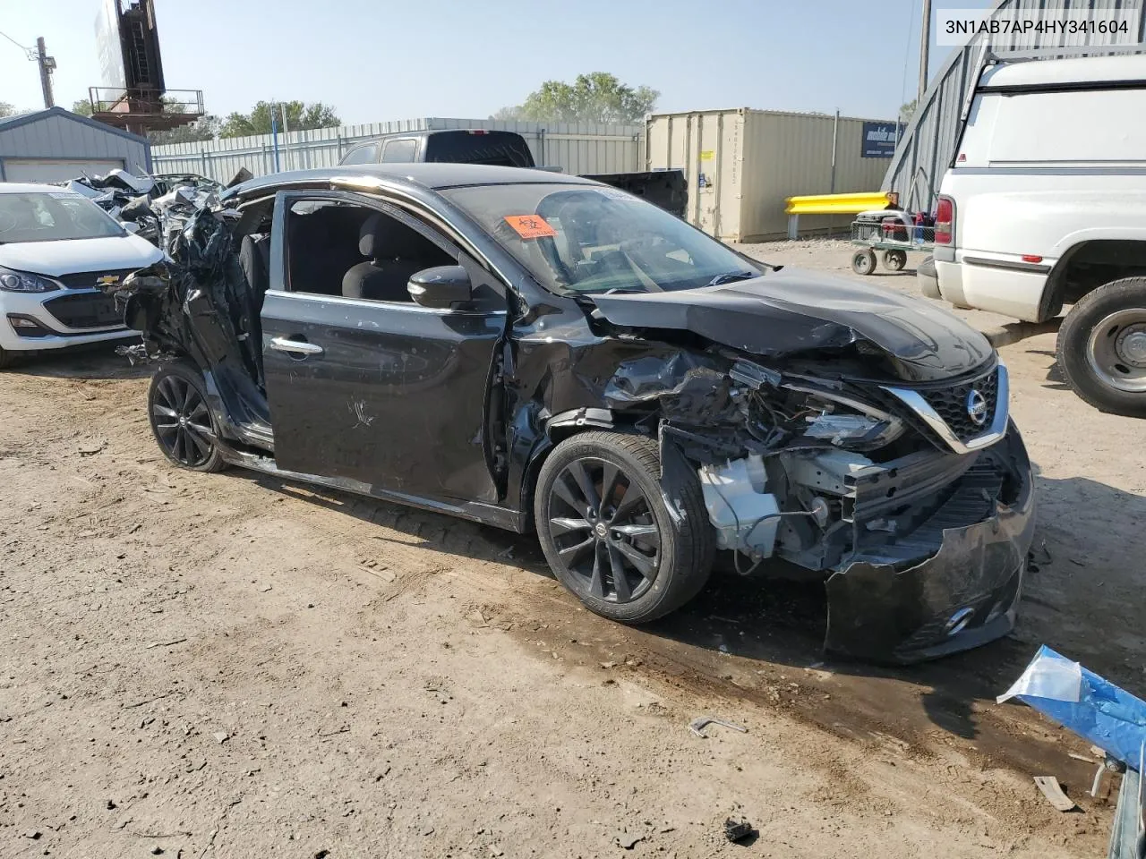 2017 Nissan Sentra S VIN: 3N1AB7AP4HY341604 Lot: 71604754