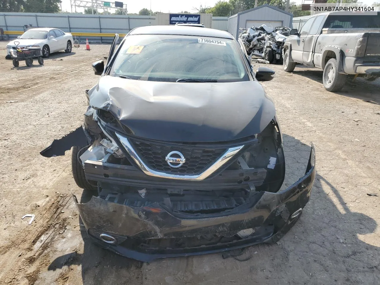 2017 Nissan Sentra S VIN: 3N1AB7AP4HY341604 Lot: 71604754