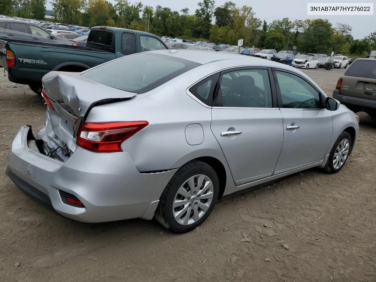 2017 Nissan Sentra S VIN: 3N1AB7AP7HY276022 Lot: 71745384