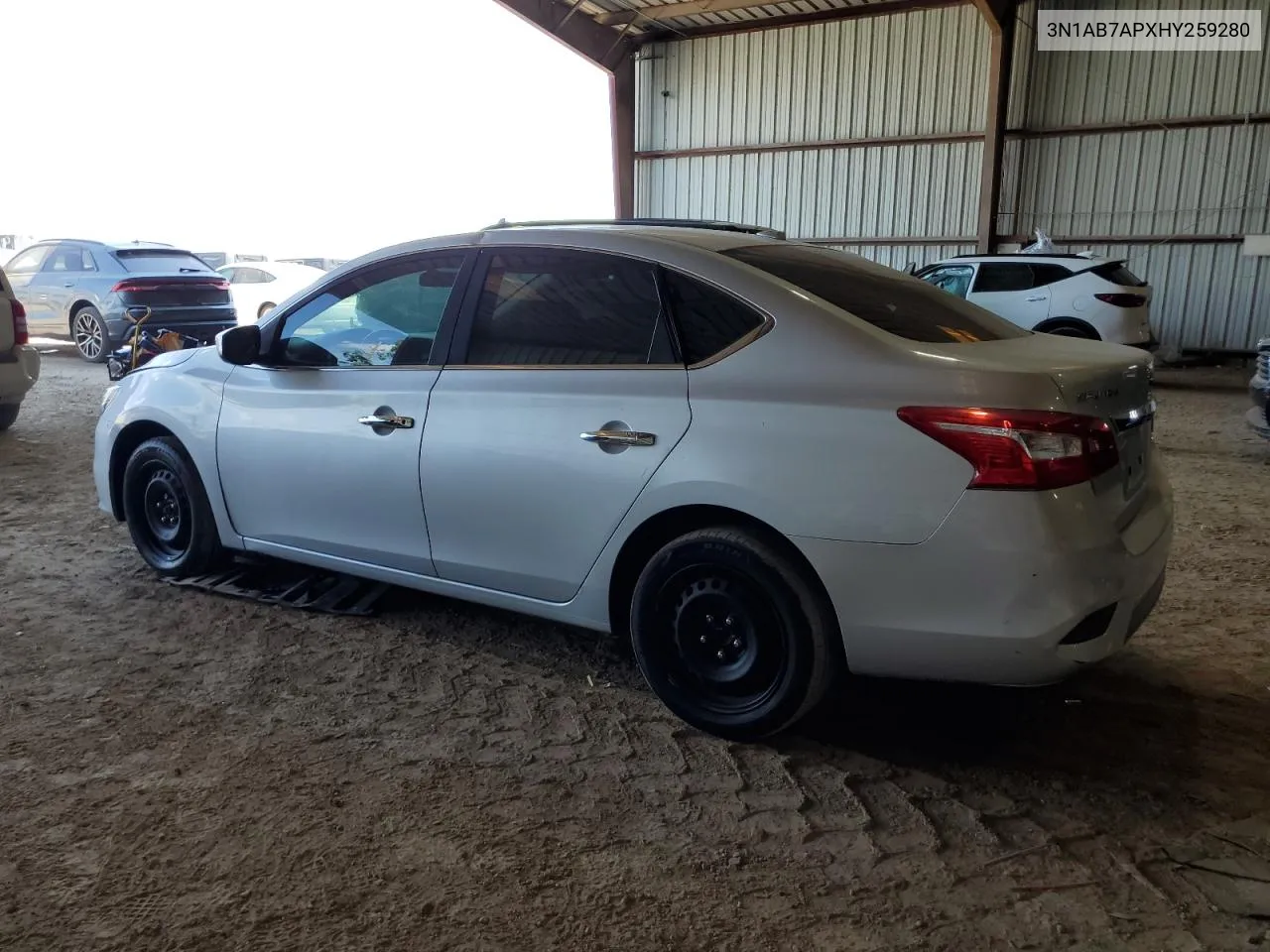 3N1AB7APXHY259280 2017 Nissan Sentra S