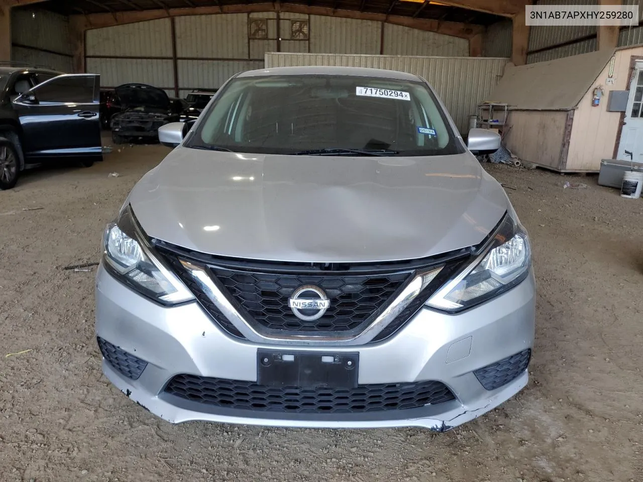 3N1AB7APXHY259280 2017 Nissan Sentra S