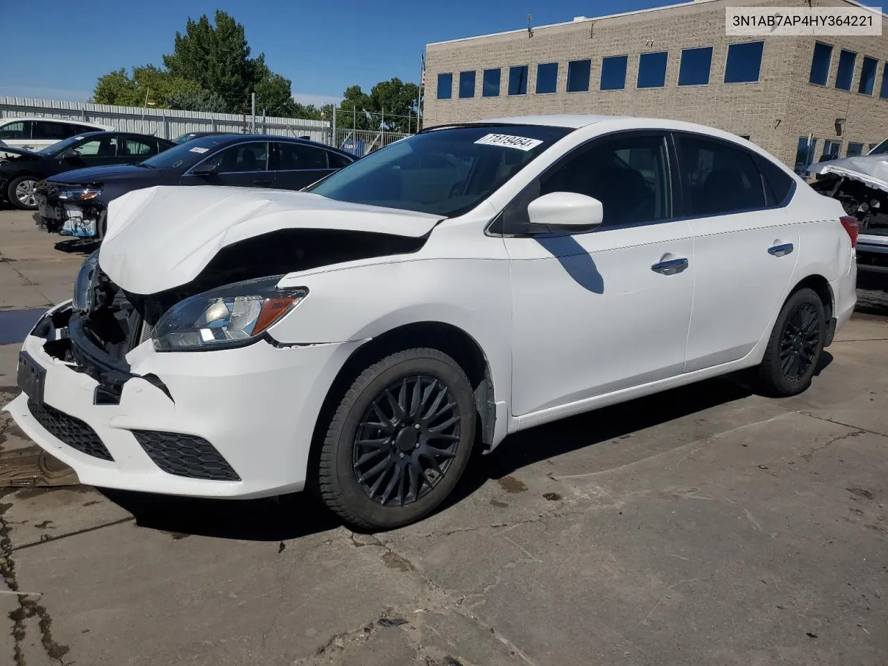 2017 Nissan Sentra S VIN: 3N1AB7AP4HY364221 Lot: 71819464