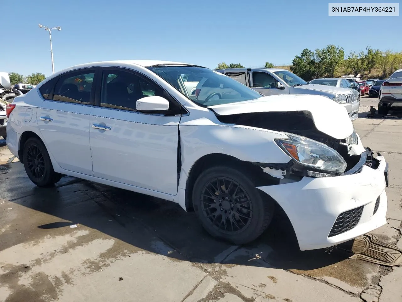 2017 Nissan Sentra S VIN: 3N1AB7AP4HY364221 Lot: 71819464