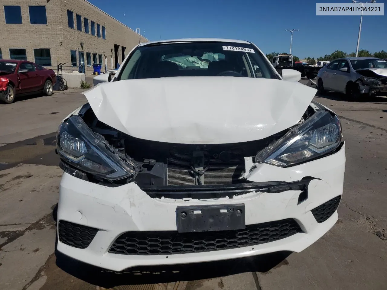 2017 Nissan Sentra S VIN: 3N1AB7AP4HY364221 Lot: 71819464