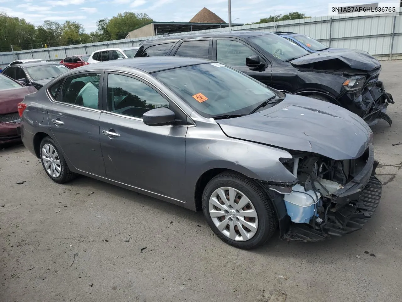 2017 Nissan Sentra S VIN: 3N1AB7AP6HL636765 Lot: 71862644