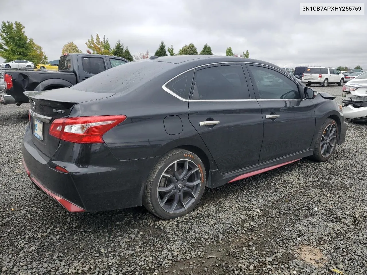 2017 Nissan Sentra Sr Turbo VIN: 3N1CB7APXHY255769 Lot: 71895324