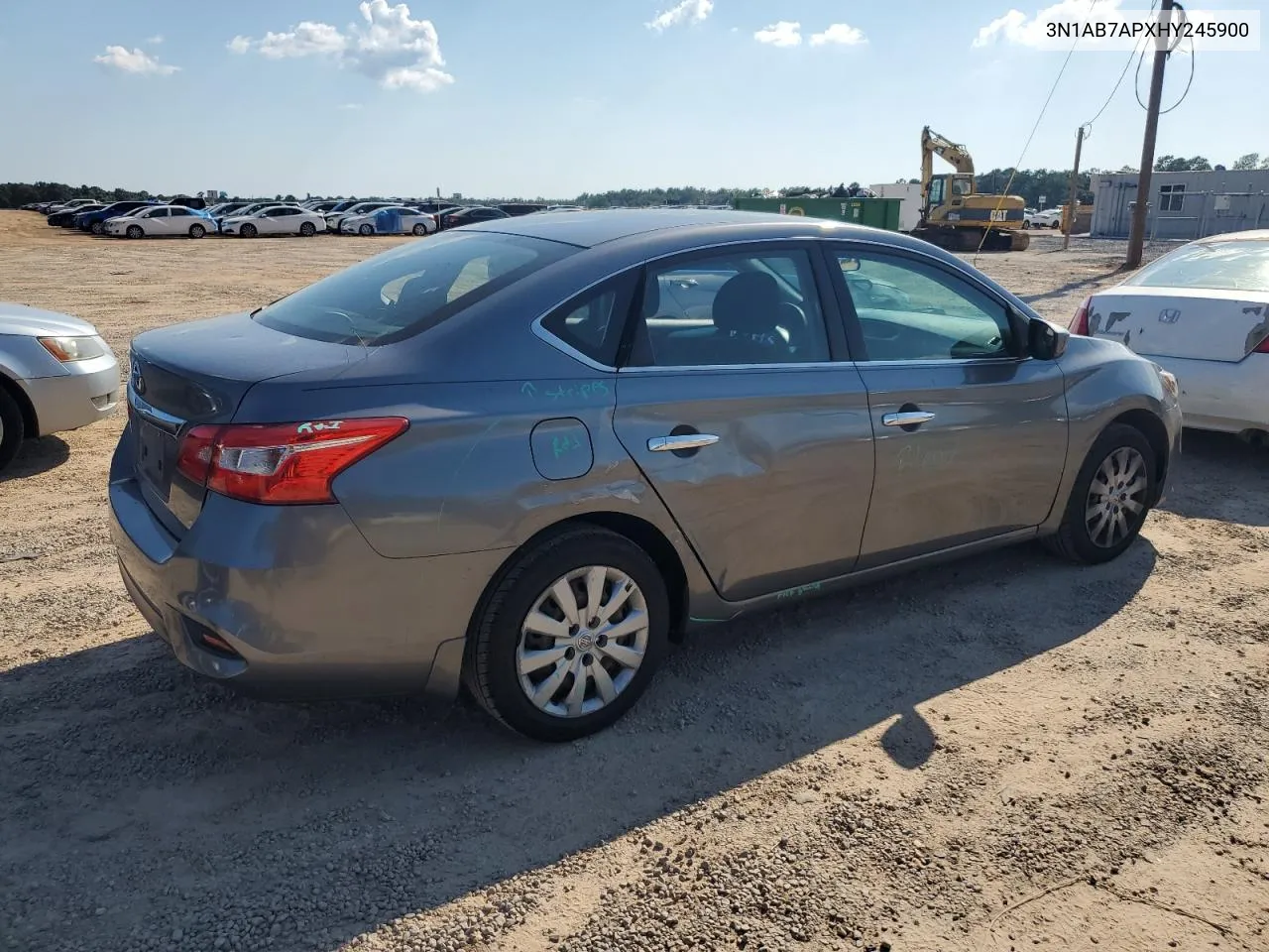 2017 Nissan Sentra S VIN: 3N1AB7APXHY245900 Lot: 71947164