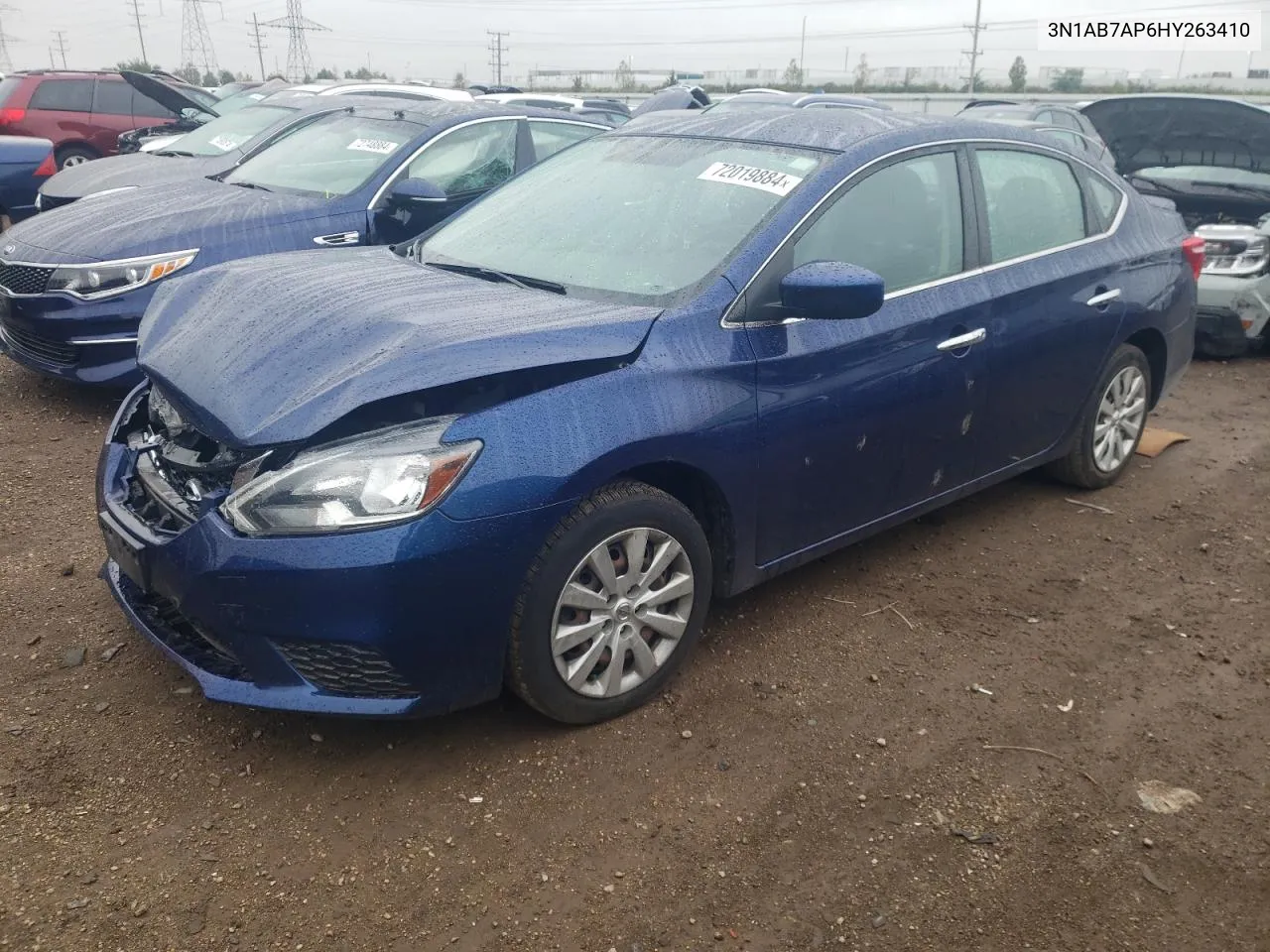 2017 Nissan Sentra S VIN: 3N1AB7AP6HY263410 Lot: 72019884