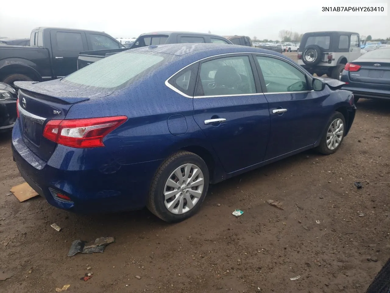 2017 Nissan Sentra S VIN: 3N1AB7AP6HY263410 Lot: 72019884