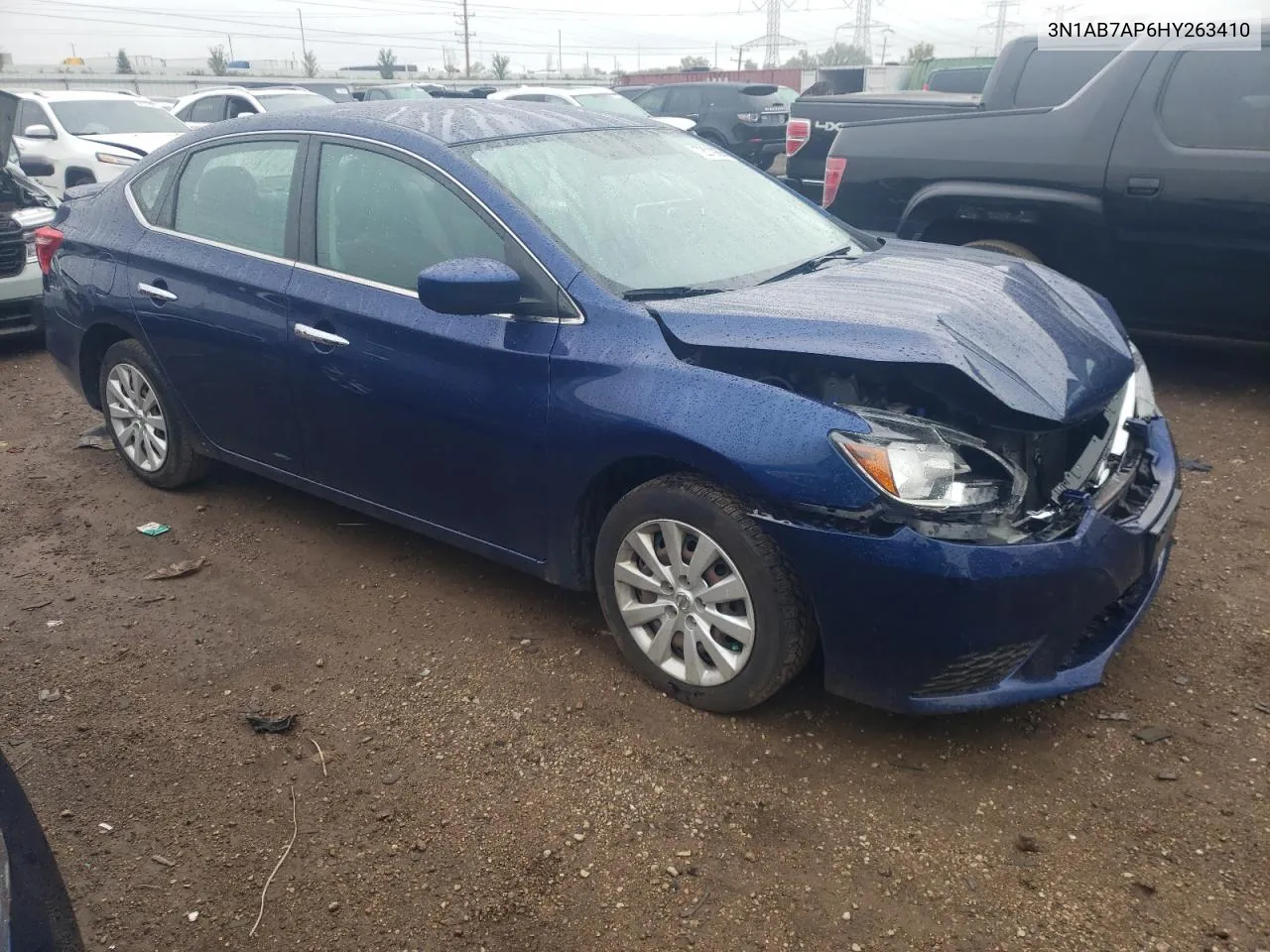 2017 Nissan Sentra S VIN: 3N1AB7AP6HY263410 Lot: 72019884