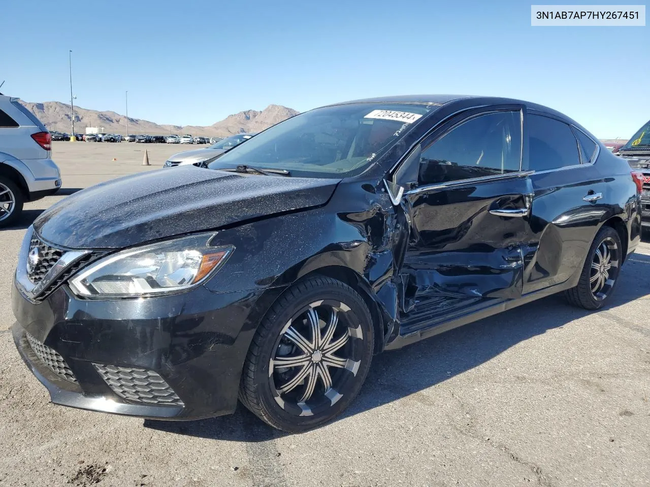 2017 Nissan Sentra S VIN: 3N1AB7AP7HY267451 Lot: 72045344