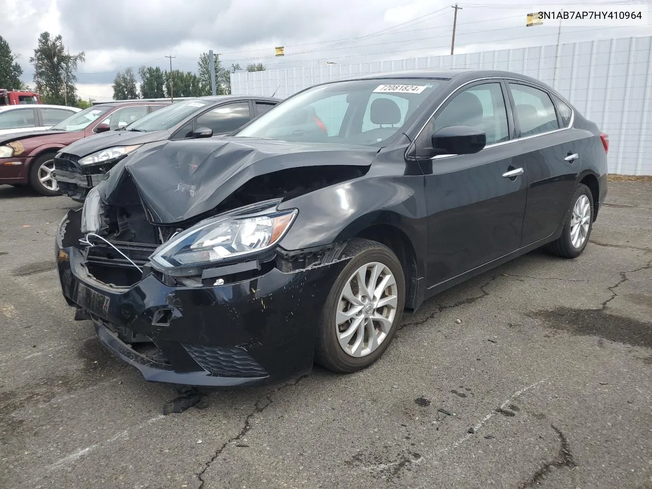 2017 Nissan Sentra S VIN: 3N1AB7AP7HY410964 Lot: 72081824