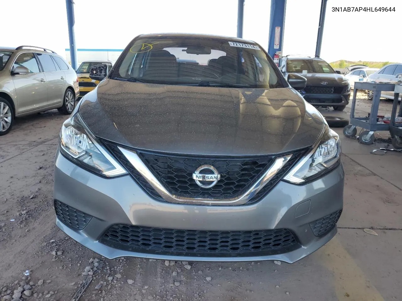 2017 Nissan Sentra S VIN: 3N1AB7AP4HL649644 Lot: 72173114