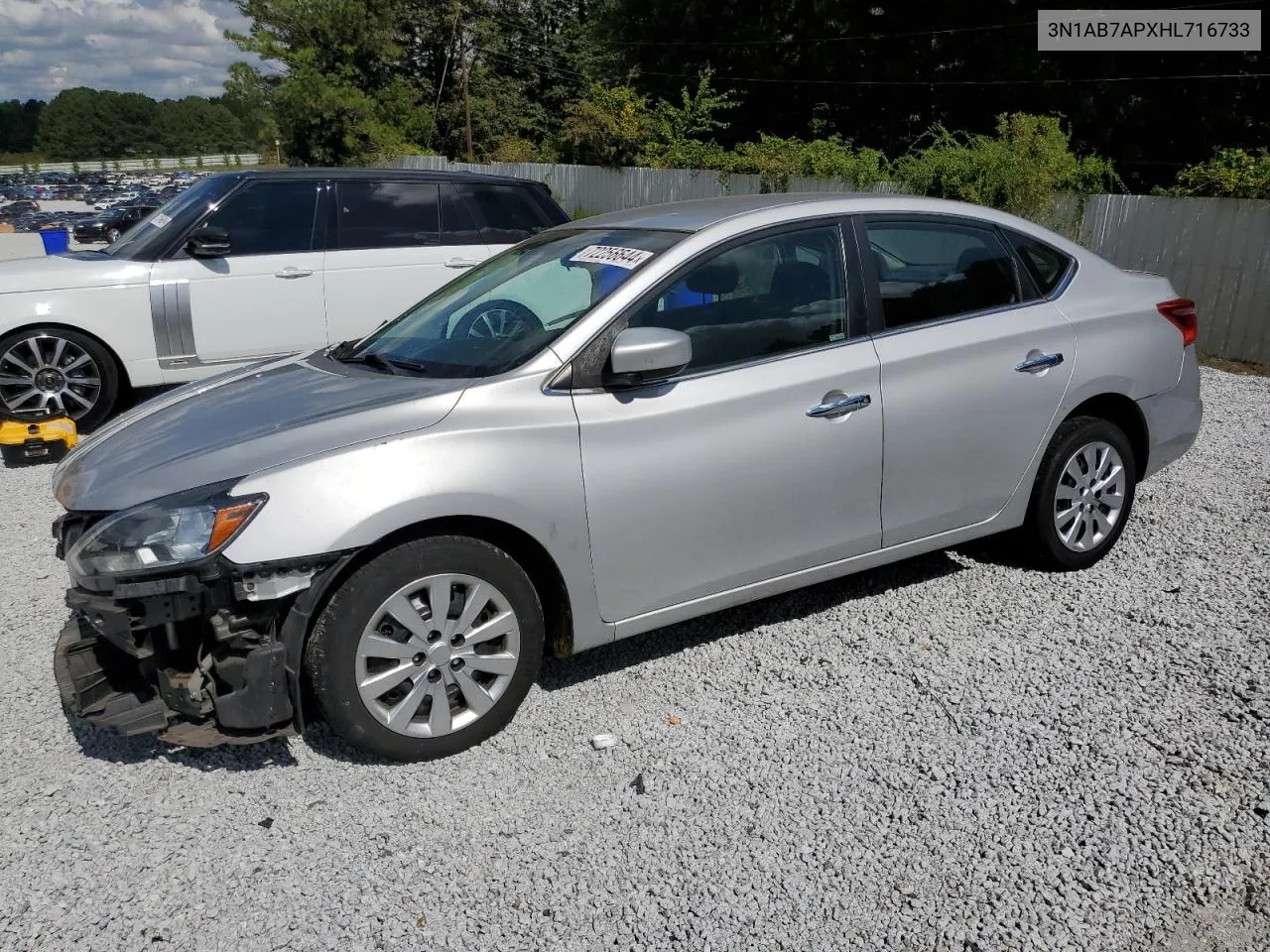 3N1AB7APXHL716733 2017 Nissan Sentra S