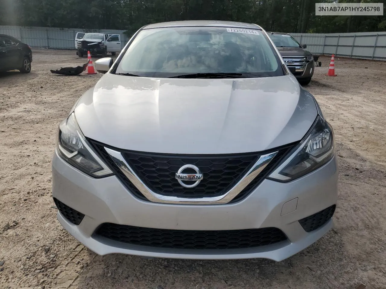 2017 Nissan Sentra S VIN: 3N1AB7AP1HY245798 Lot: 72269214