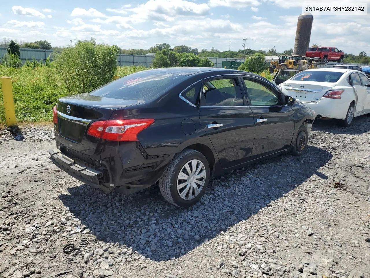 2017 Nissan Sentra S VIN: 3N1AB7AP3HY282142 Lot: 72269684