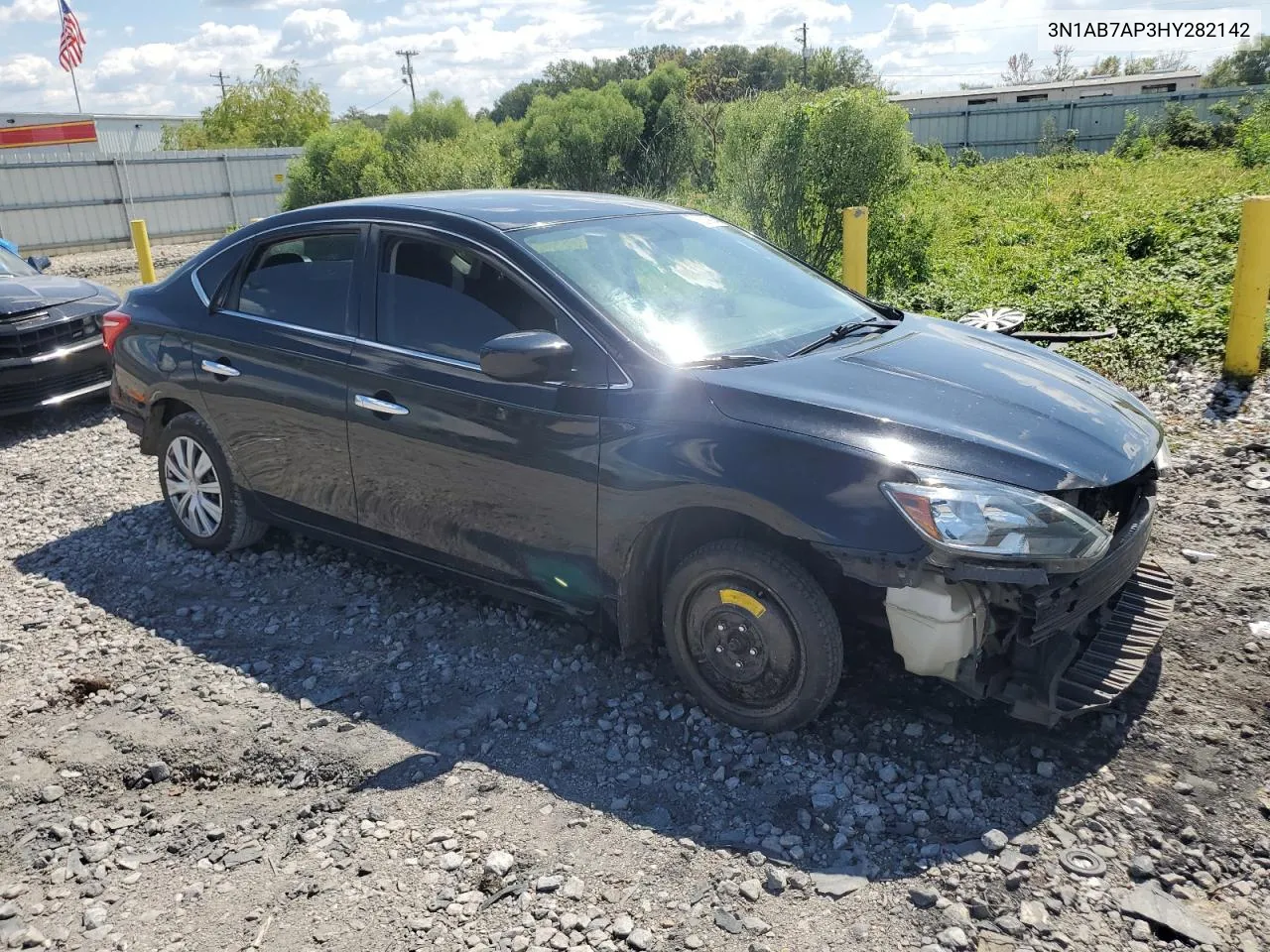 2017 Nissan Sentra S VIN: 3N1AB7AP3HY282142 Lot: 72269684