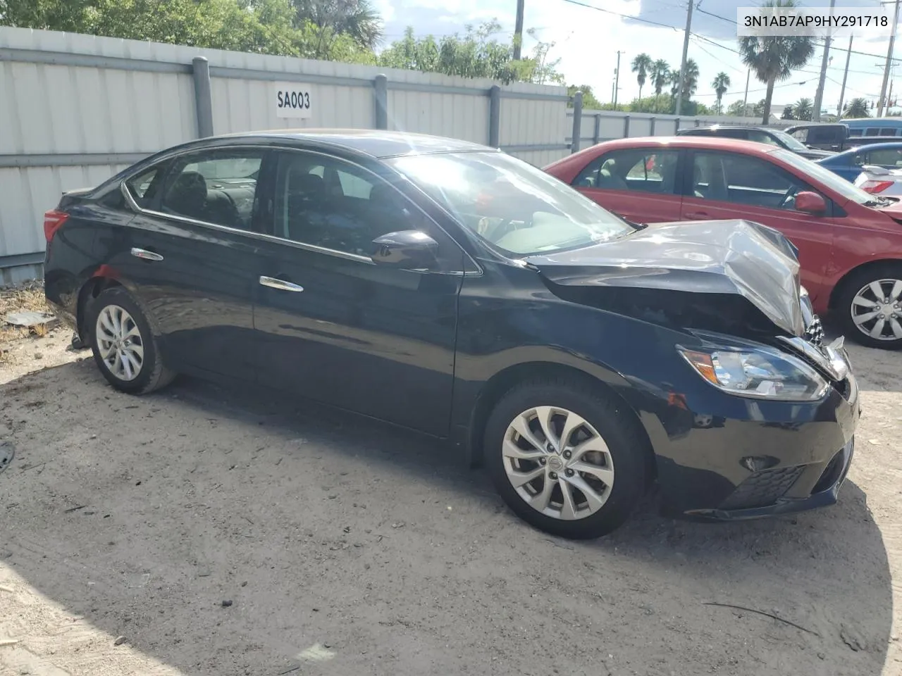 2017 Nissan Sentra S VIN: 3N1AB7AP9HY291718 Lot: 72379924