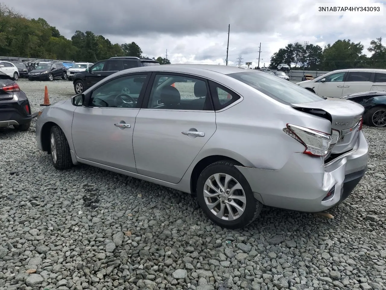 2017 Nissan Sentra S VIN: 3N1AB7AP4HY343093 Lot: 72393034