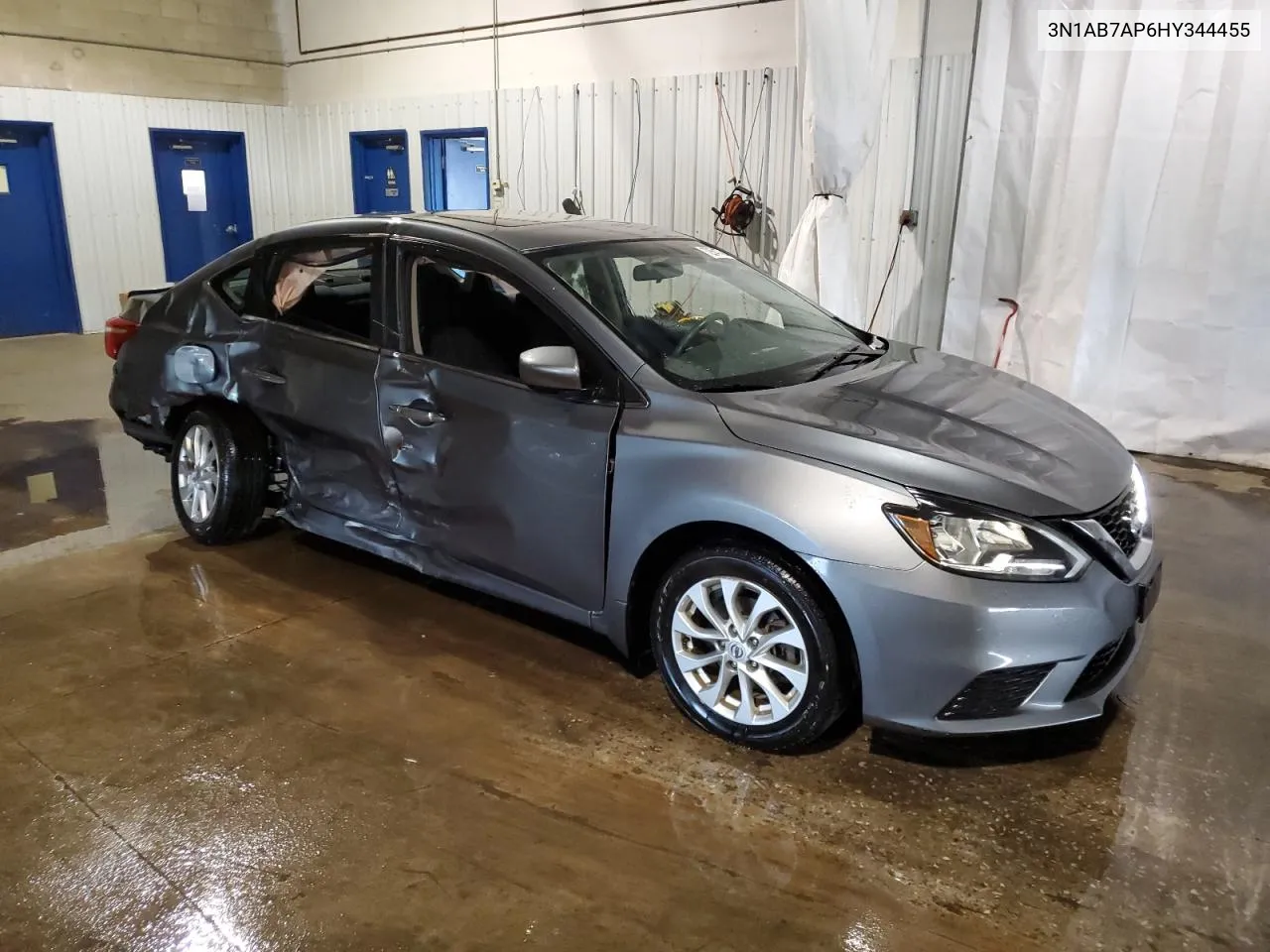 3N1AB7AP6HY344455 2017 Nissan Sentra S