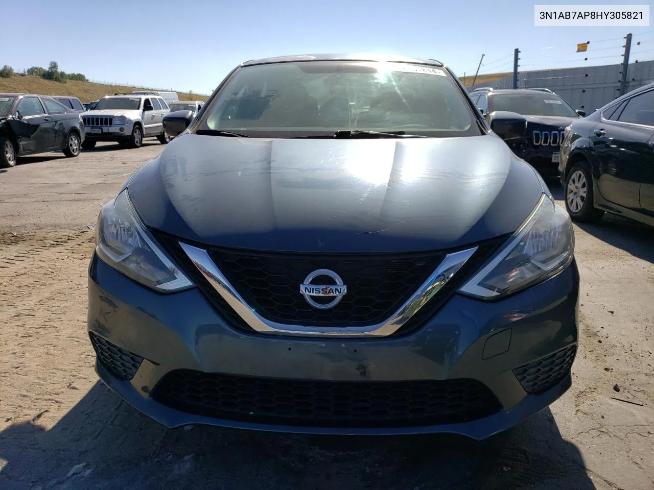 2017 Nissan Sentra S VIN: 3N1AB7AP8HY305821 Lot: 72551814