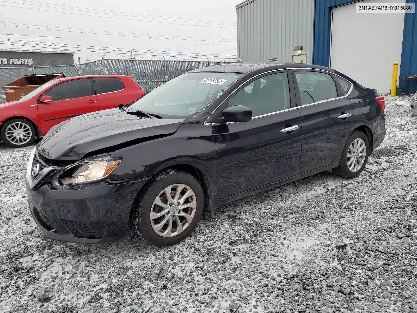 2017 Nissan Sentra S VIN: 3N1AB7AP8HY315880 Lot: 72761892