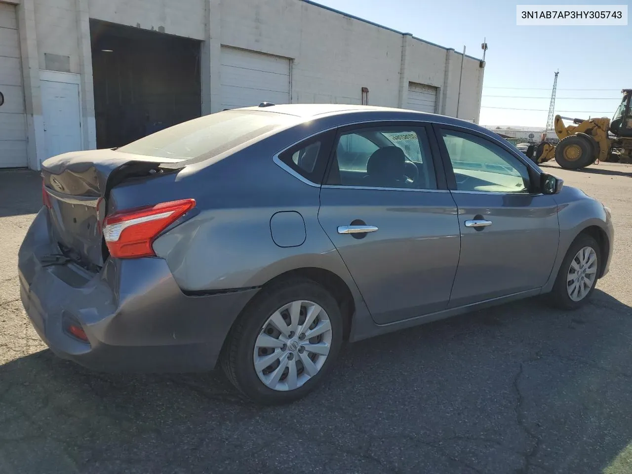 2017 Nissan Sentra S VIN: 3N1AB7AP3HY305743 Lot: 72762784