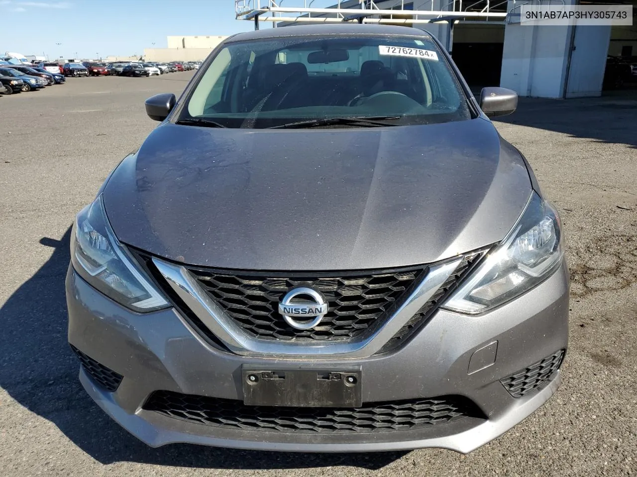 2017 Nissan Sentra S VIN: 3N1AB7AP3HY305743 Lot: 72762784