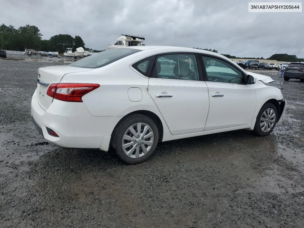 2017 Nissan Sentra S VIN: 3N1AB7AP5HY205644 Lot: 72930204