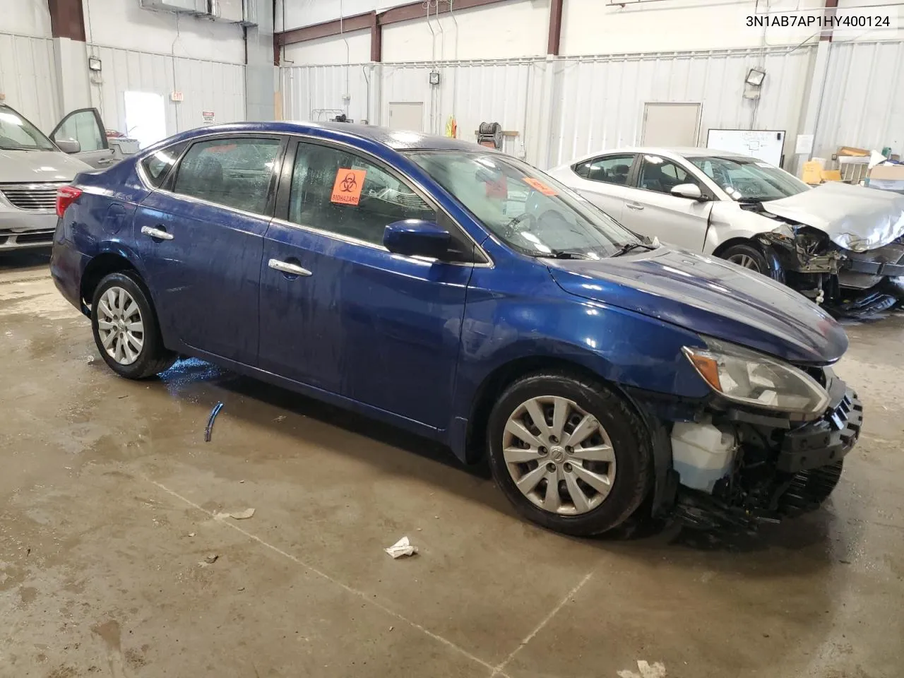 3N1AB7AP1HY400124 2017 Nissan Sentra S