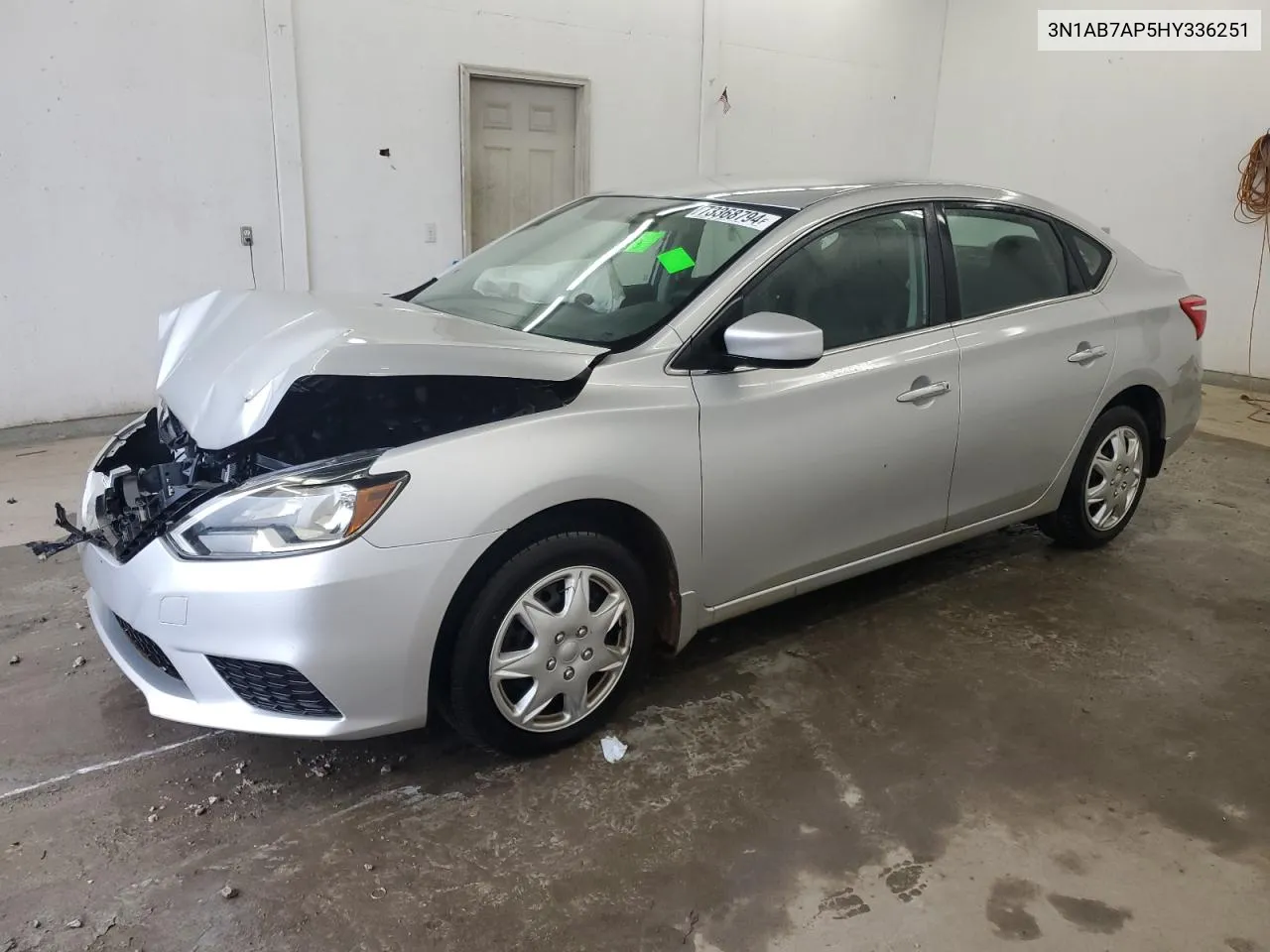 2017 Nissan Sentra S VIN: 3N1AB7AP5HY336251 Lot: 73368794