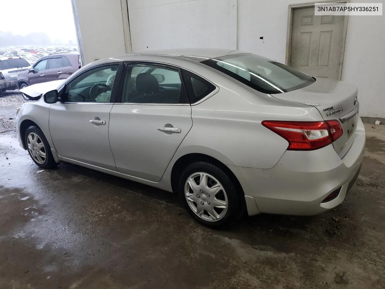 2017 Nissan Sentra S VIN: 3N1AB7AP5HY336251 Lot: 73368794