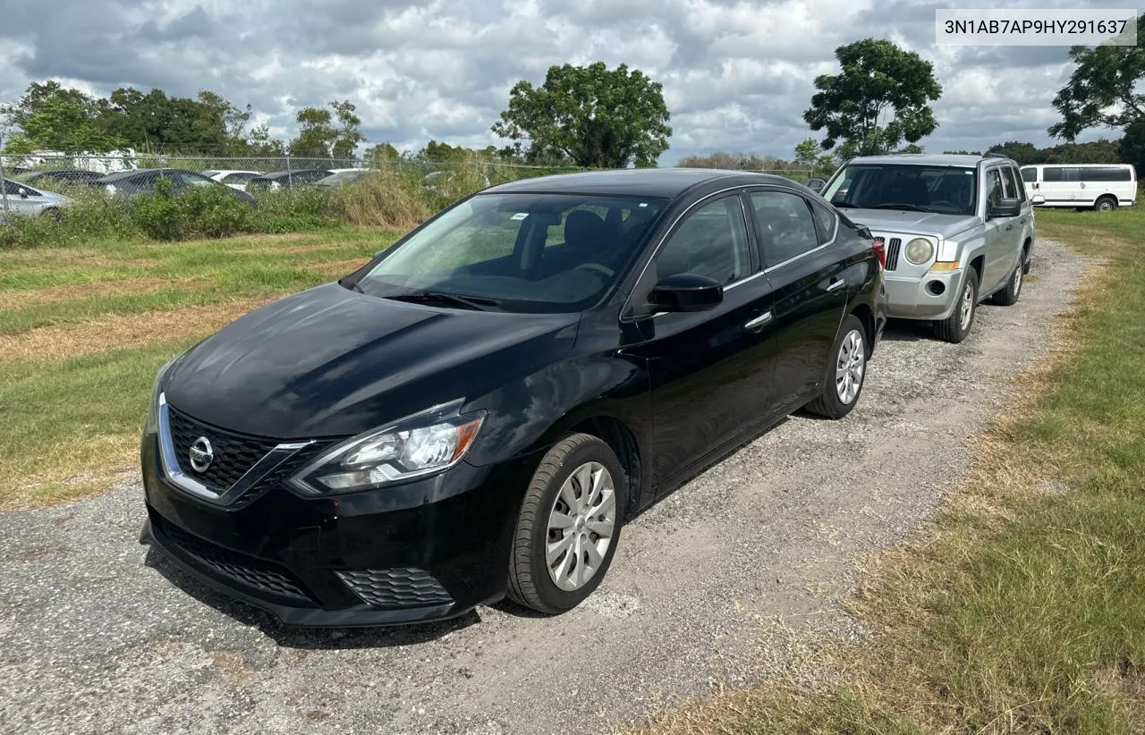 3N1AB7AP9HY291637 2017 Nissan Sentra S