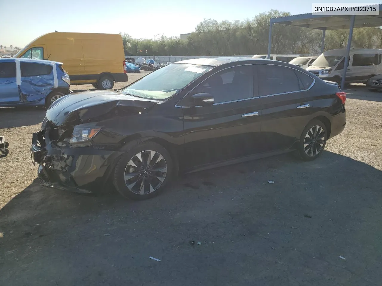 3N1CB7APXHY323715 2017 Nissan Sentra Sr Turbo