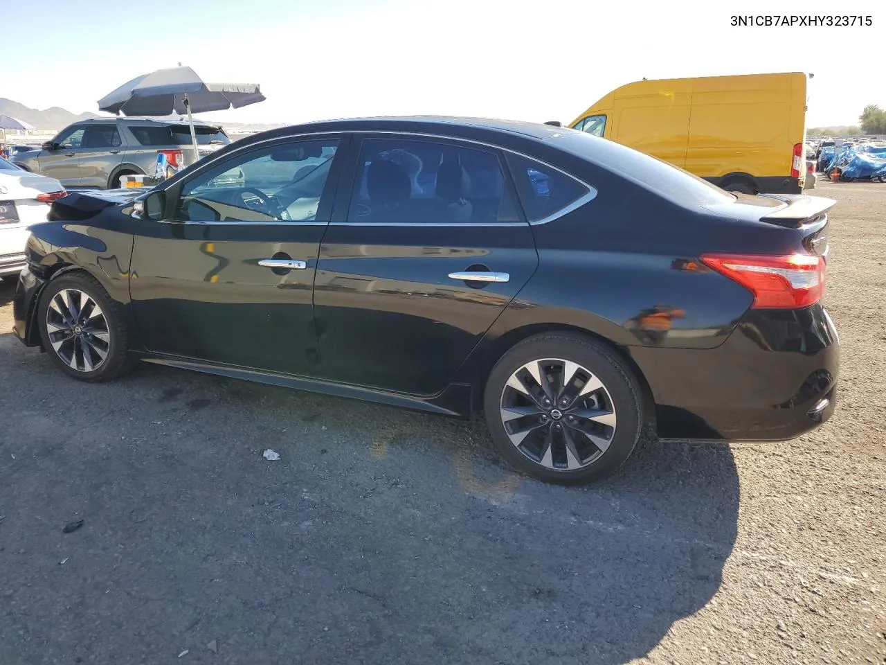 3N1CB7APXHY323715 2017 Nissan Sentra Sr Turbo