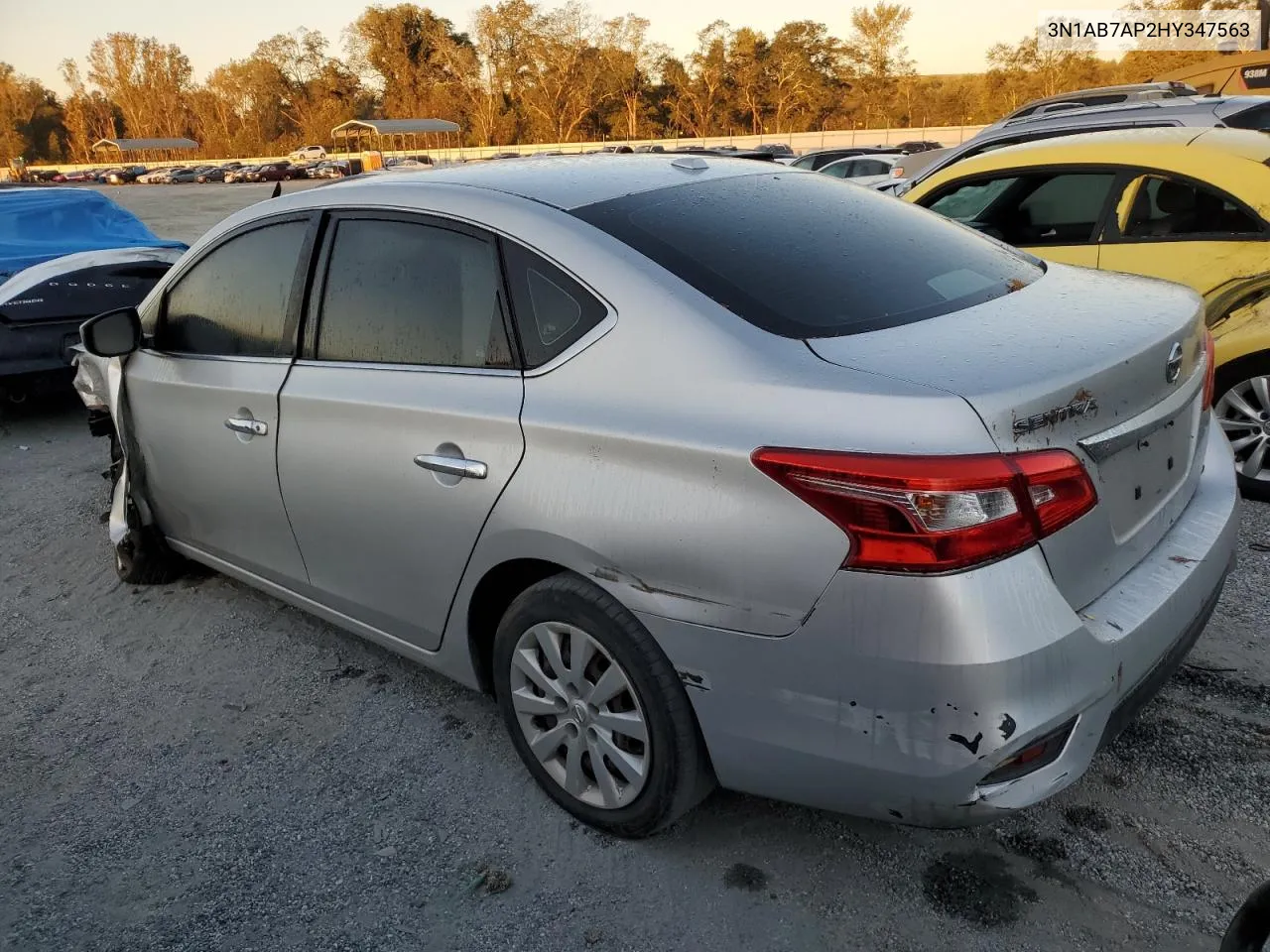 2017 Nissan Sentra S VIN: 3N1AB7AP2HY347563 Lot: 73695864