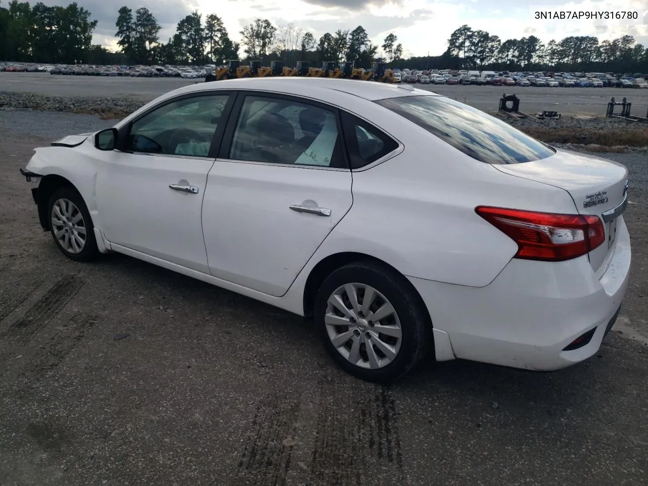 2017 Nissan Sentra S VIN: 3N1AB7AP9HY316780 Lot: 73941504