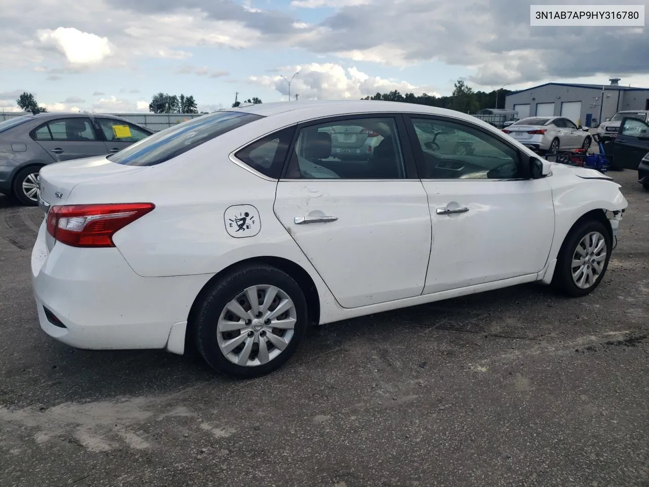 3N1AB7AP9HY316780 2017 Nissan Sentra S