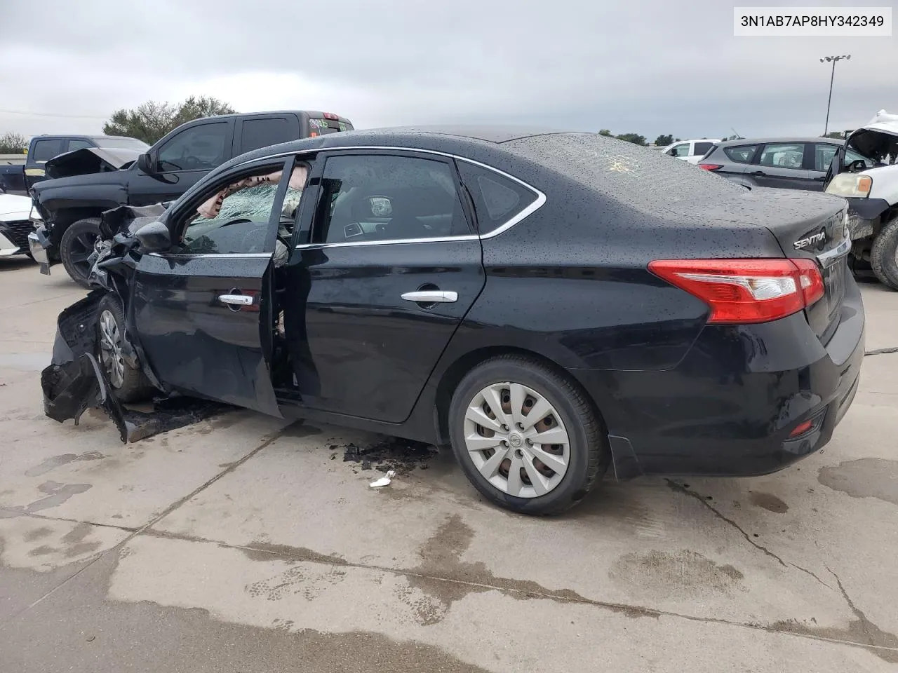 2017 Nissan Sentra S VIN: 3N1AB7AP8HY342349 Lot: 73980674