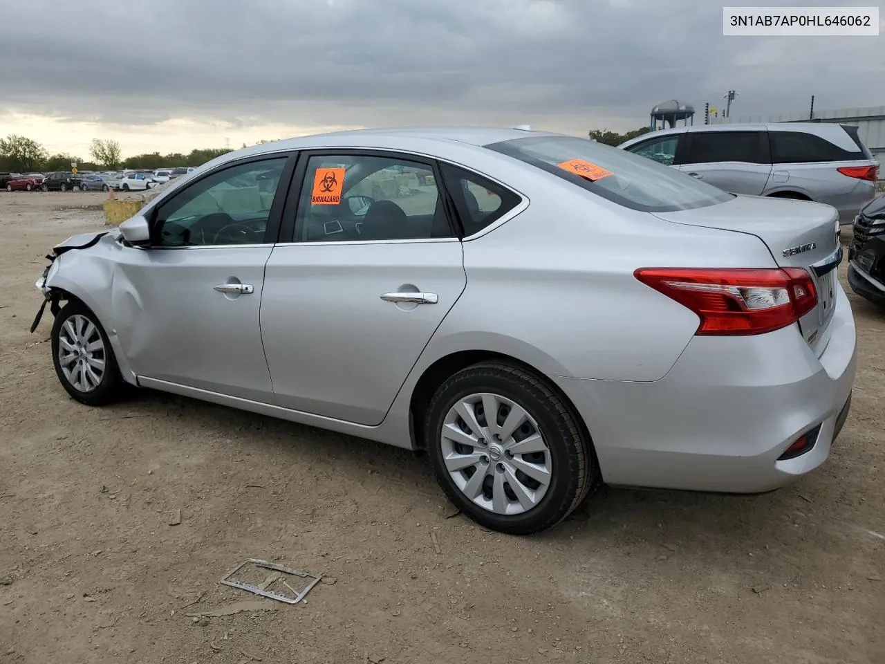 3N1AB7AP0HL646062 2017 Nissan Sentra S