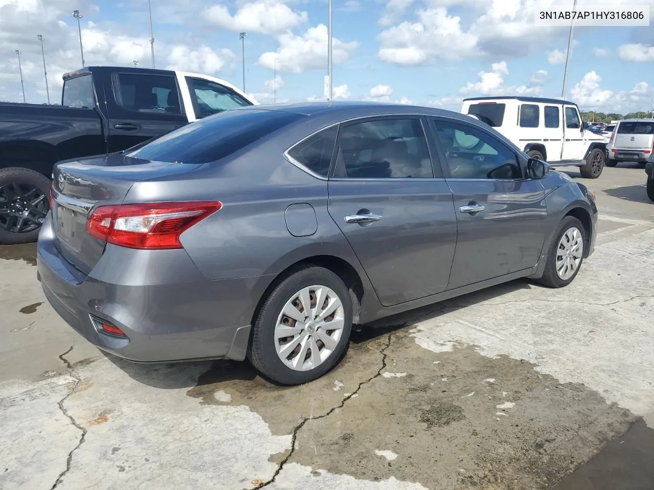 2017 Nissan Sentra S VIN: 3N1AB7AP1HY316806 Lot: 74000434