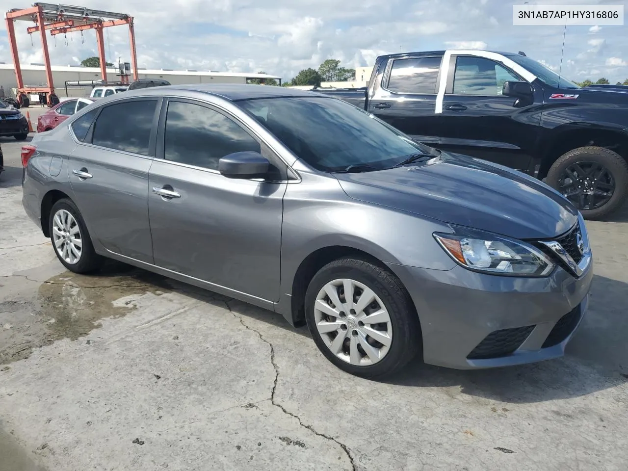 2017 Nissan Sentra S VIN: 3N1AB7AP1HY316806 Lot: 74000434