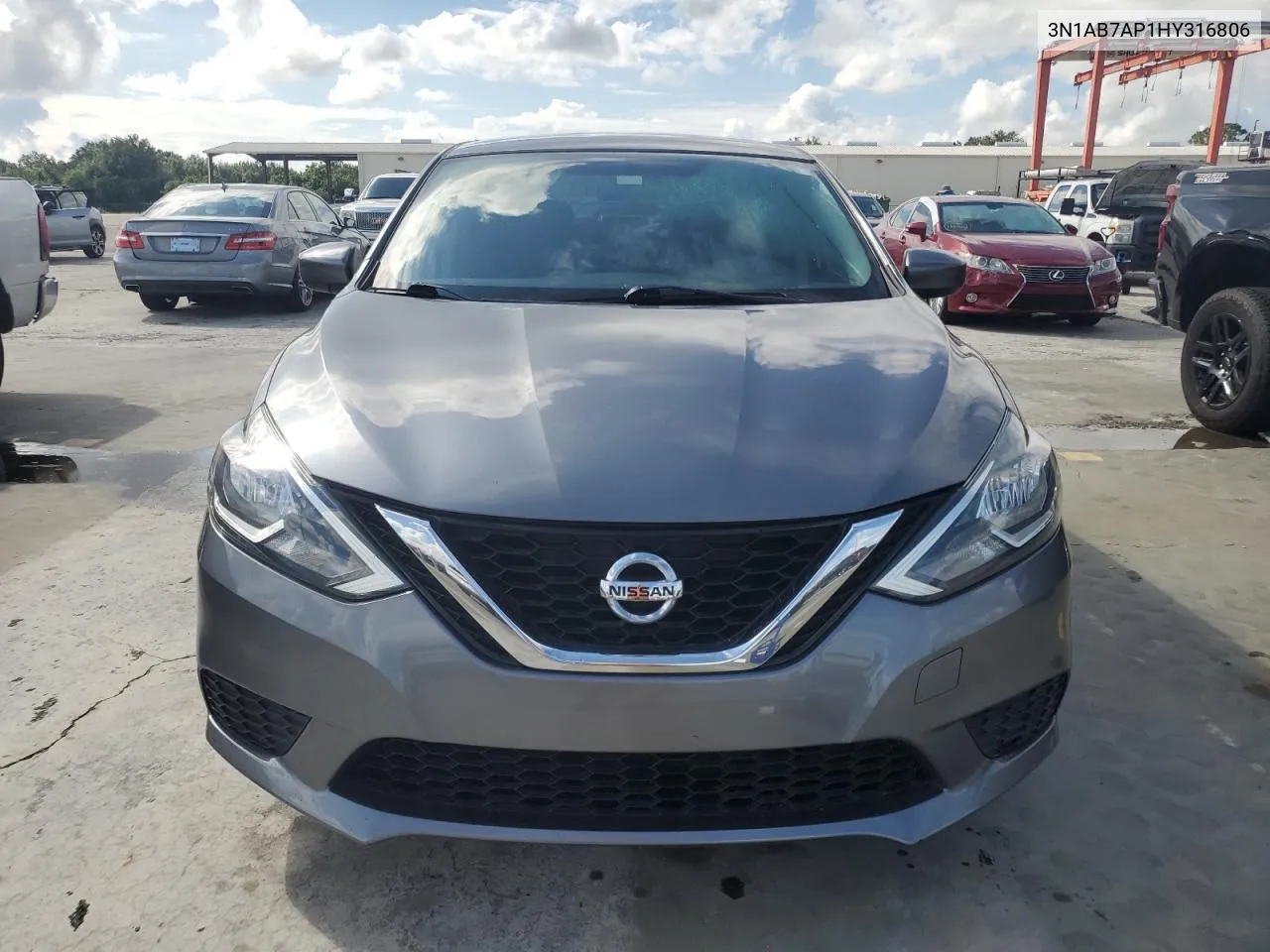 2017 Nissan Sentra S VIN: 3N1AB7AP1HY316806 Lot: 74000434