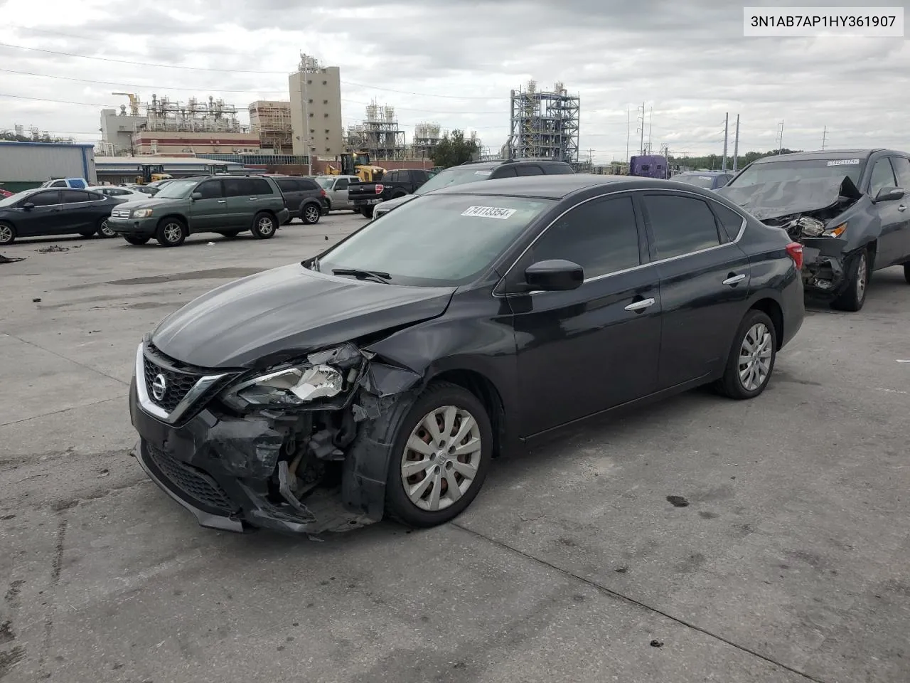 3N1AB7AP1HY361907 2017 Nissan Sentra S