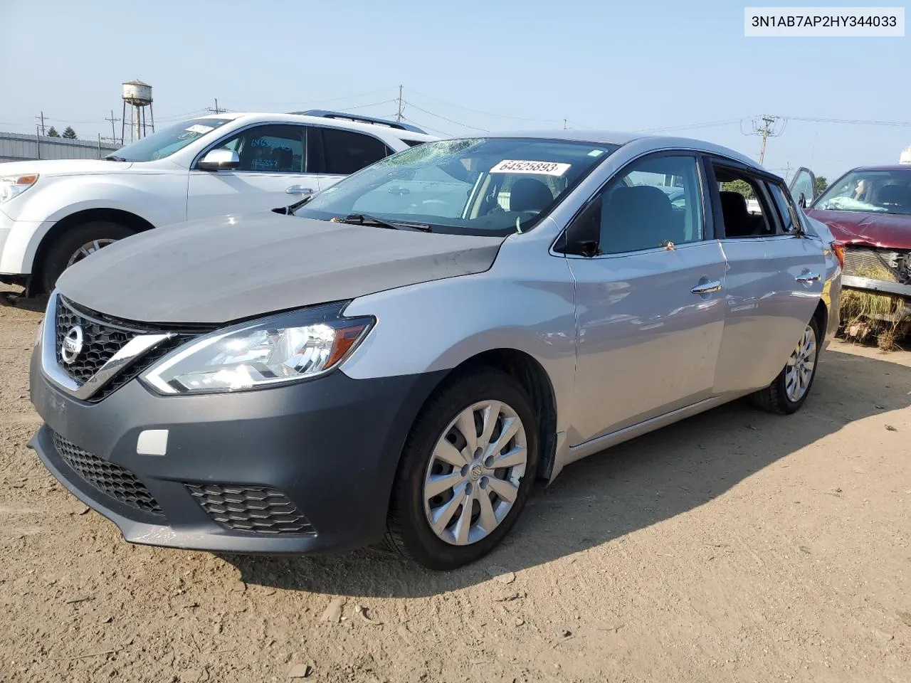 2017 Nissan Sentra S VIN: 3N1AB7AP2HY344033 Lot: 74187774