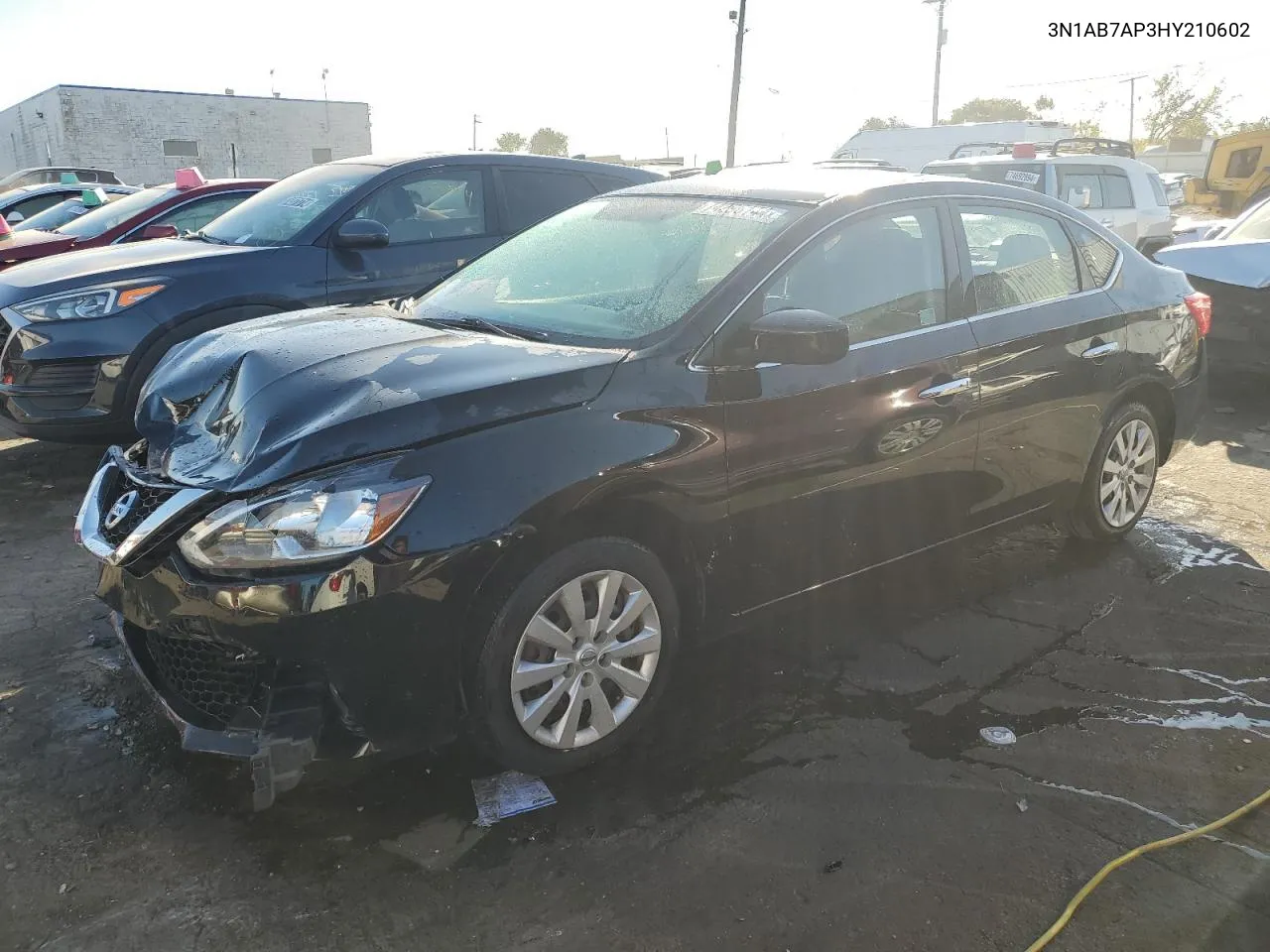 2017 Nissan Sentra S VIN: 3N1AB7AP3HY210602 Lot: 74296144