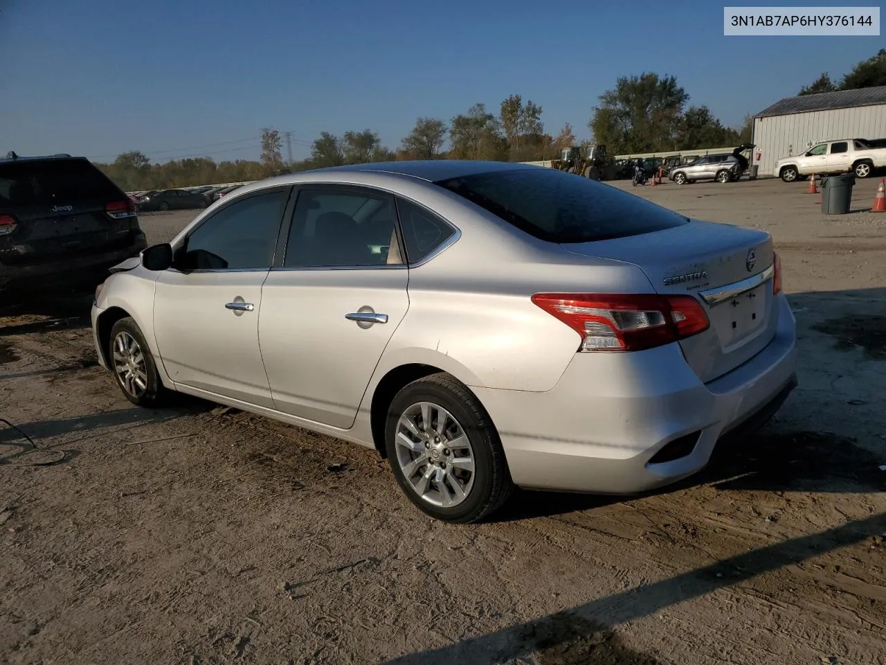 2017 Nissan Sentra S VIN: 3N1AB7AP6HY376144 Lot: 74541364