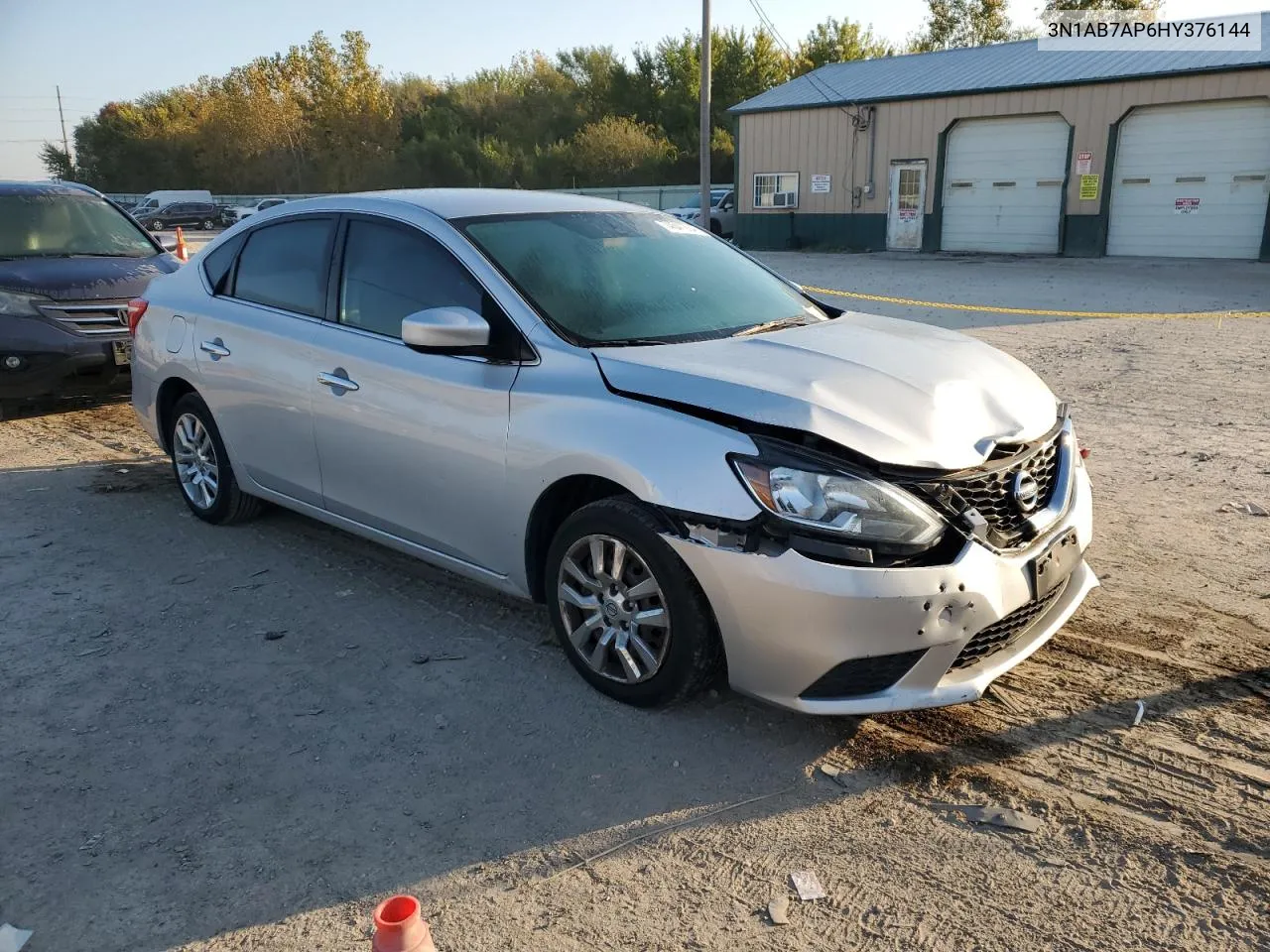 2017 Nissan Sentra S VIN: 3N1AB7AP6HY376144 Lot: 74541364