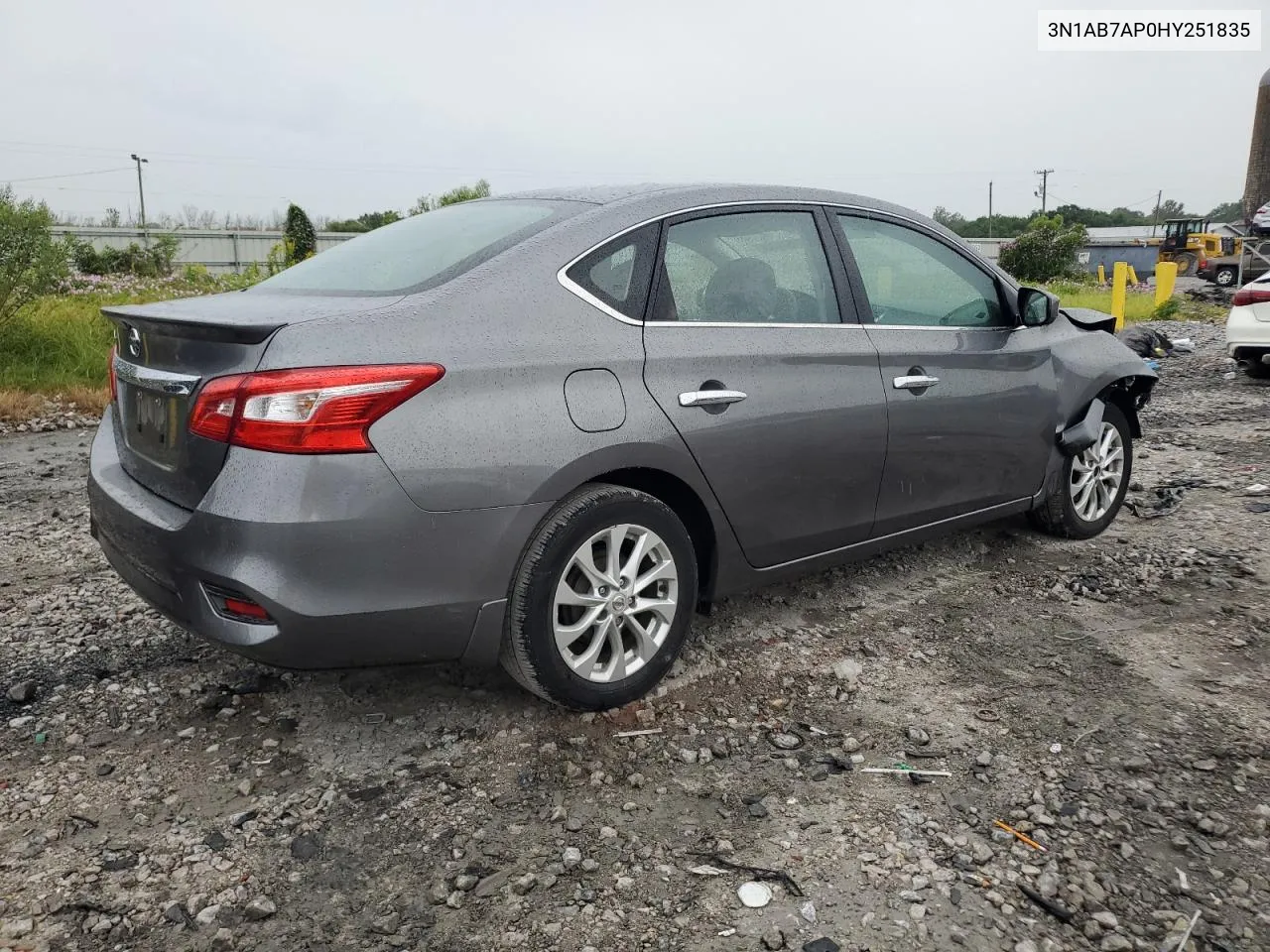 2017 Nissan Sentra S VIN: 3N1AB7AP0HY251835 Lot: 74544444